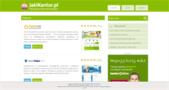 Desktop Screenshot of jakikantor.pl